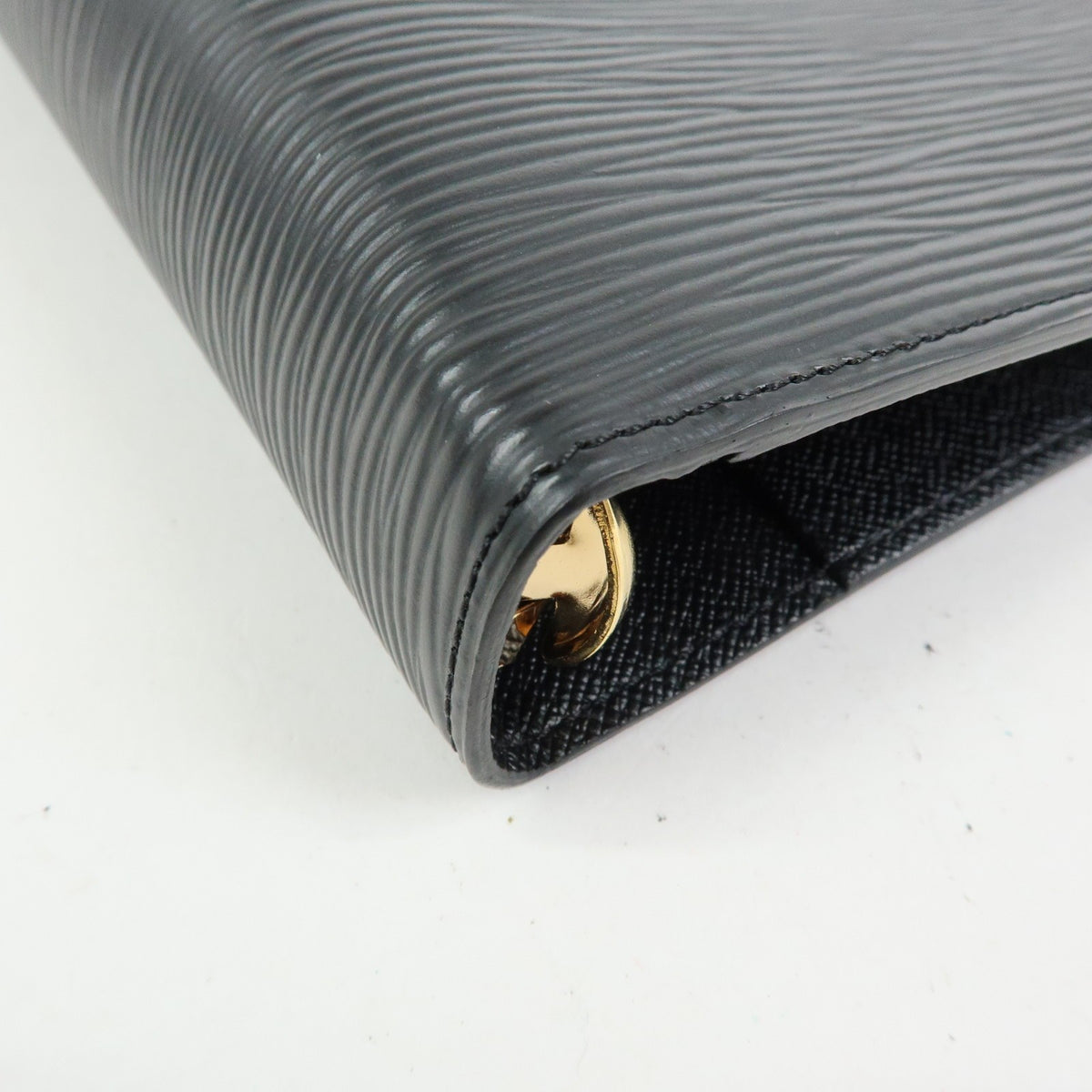 Louis Vuitton Ring Agenda Cover Epi Leather Black Leather Briefcase Bag (Pre-Owned)
