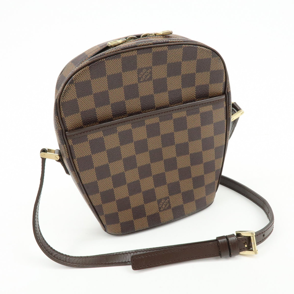 Louis Vuitton Ipanema Damier Brown Canvas Handbag (Pre-Owned)