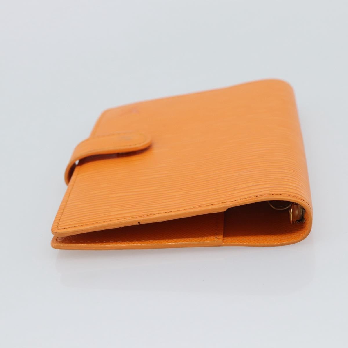 Louis Vuitton Agenda Cover Epi Orange Leather Clutche & Pouche Bag (Pre-Owned)