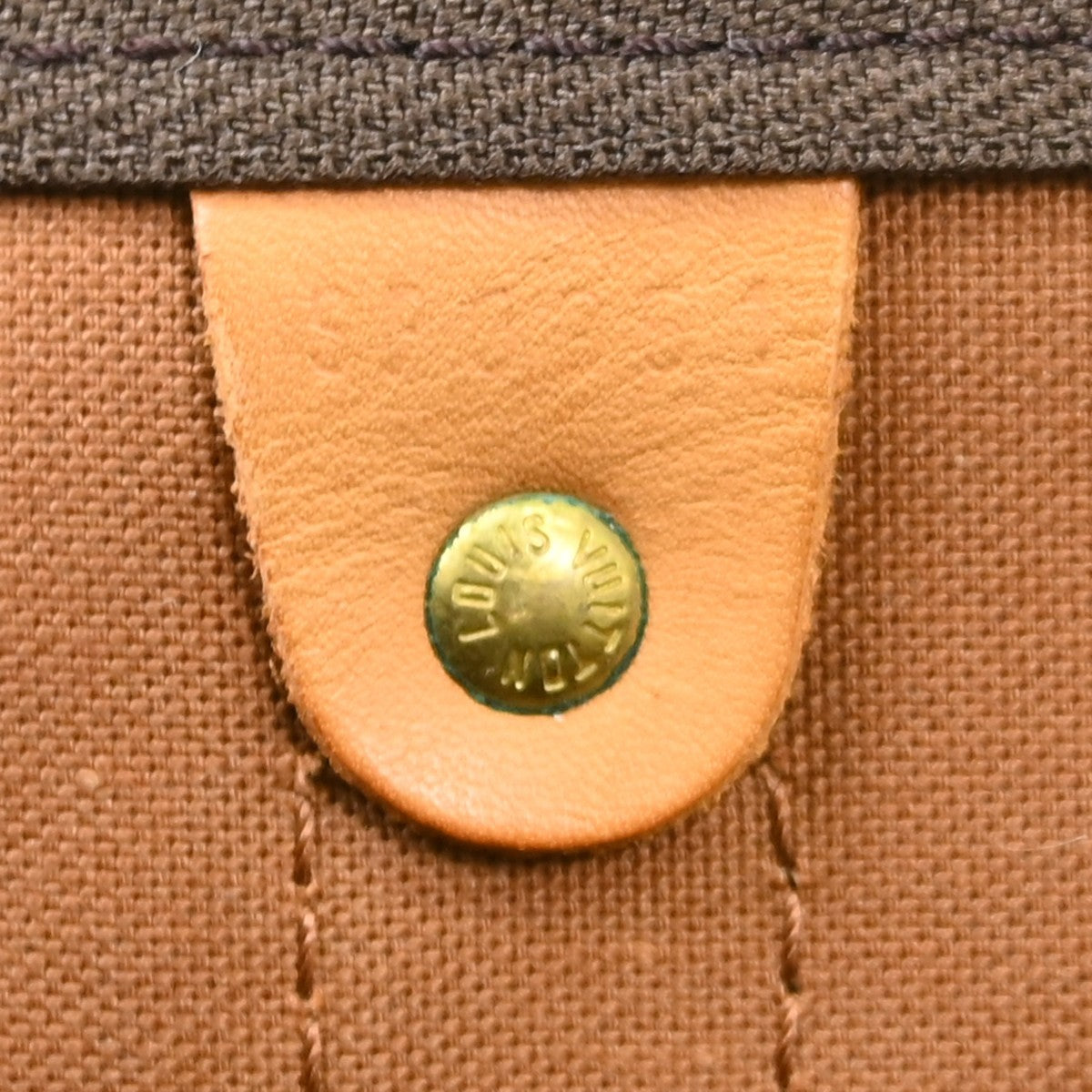 Louis Vuitton Keepall Bandouliere Monogram Canvas Brown Canvas Handbag (Pre-Owned)
