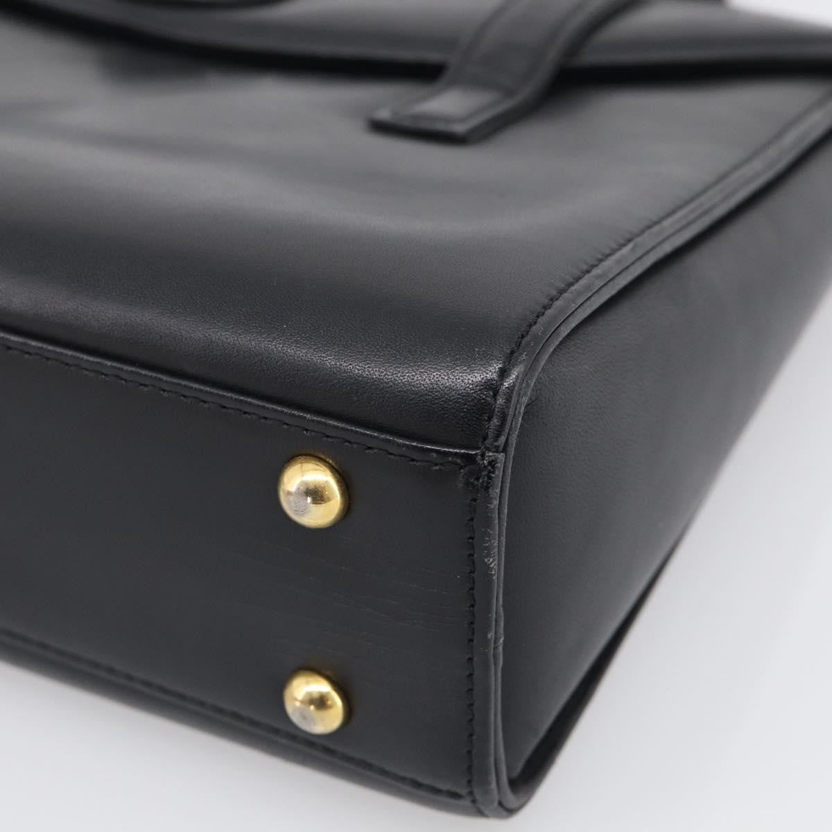 Givenchy Handbag Leather Black Leather Handbag (Pre-Owned)