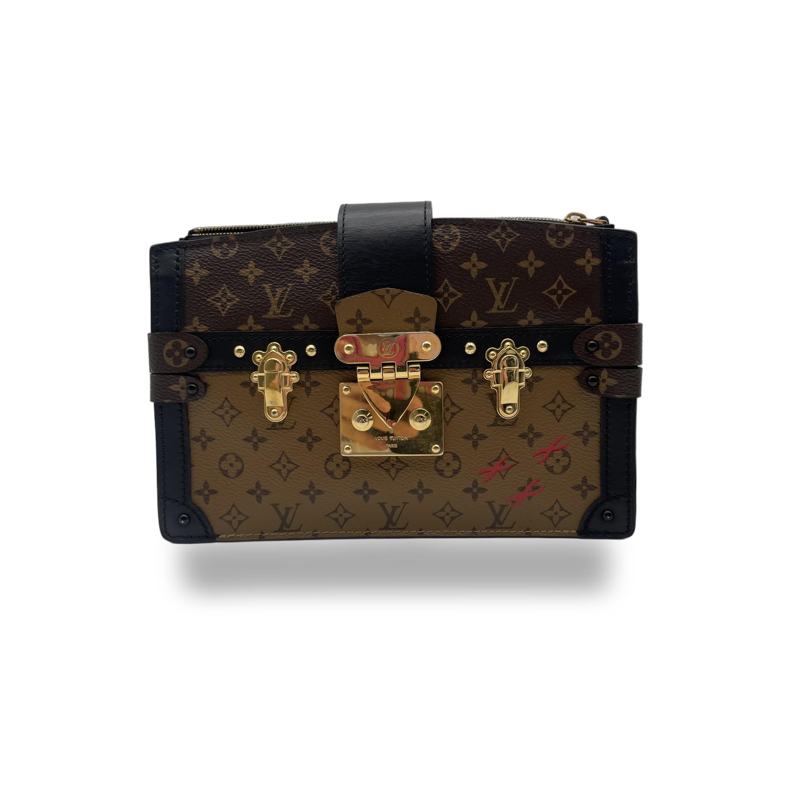 Louis Vuitton Trunk Clutch Monogram Brown Canvas Clutche & Pouche Bag (Pre-Owned)