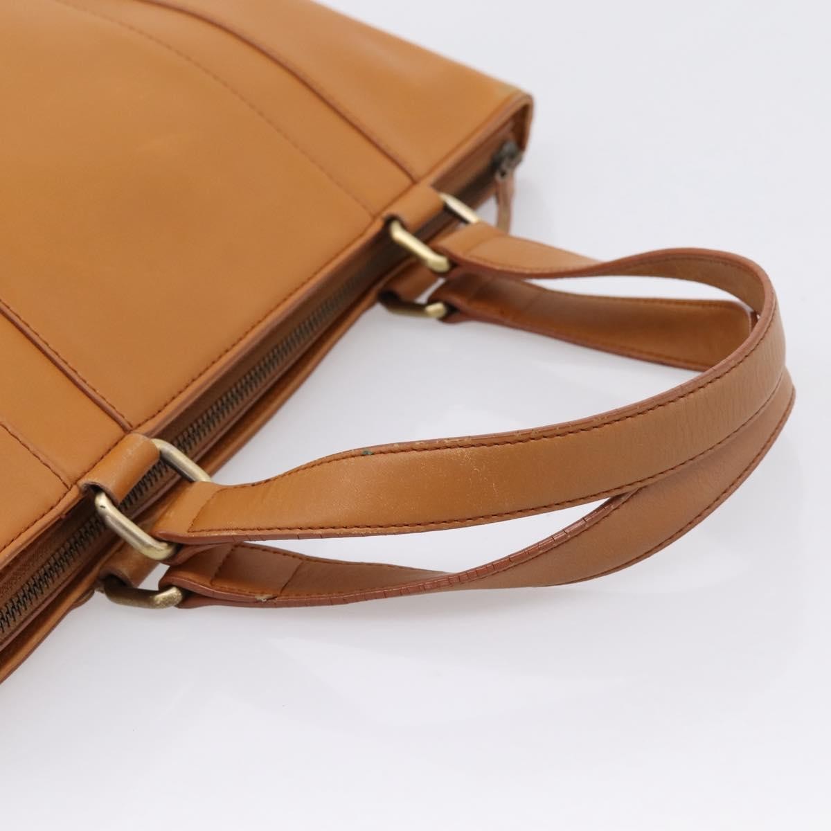 Burberry Handbag Leather Brown Leather Handbag (Pre-Owned)