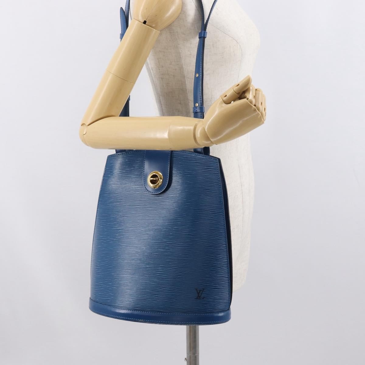 Louis Vuitton Cluny Epi Leather Blue Leather Shoulder Bag Bag (Pre-Owned)