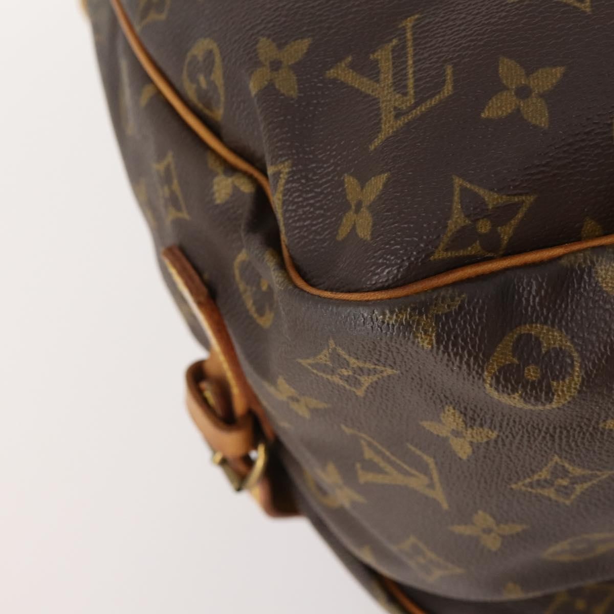 Louis Vuitton Saumur Monogram Canvas Brown Canvas Shoulder Bag Bag (Pre-Owned)