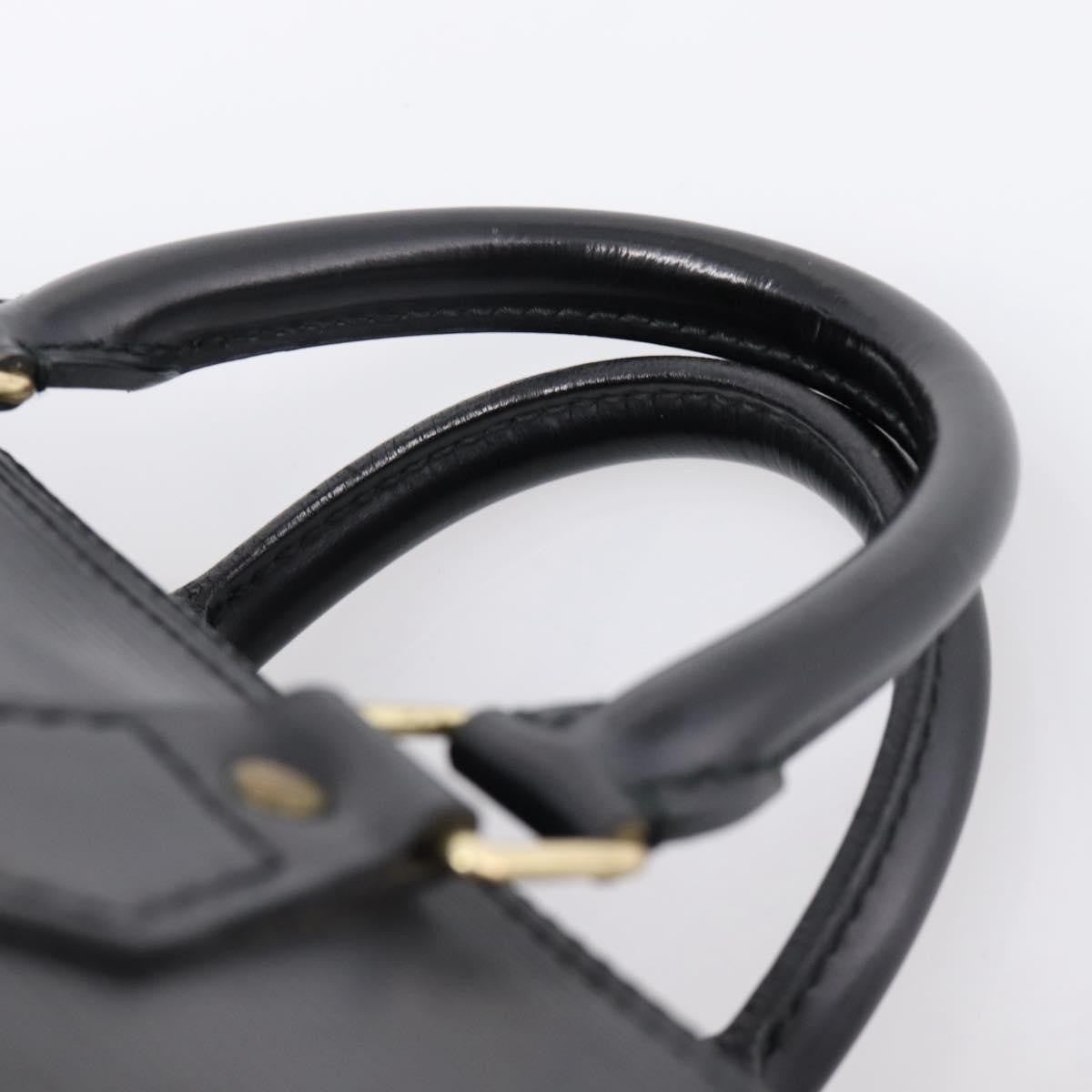 Louis Vuitton Speedy Epi Leather Black Leather Handbag (Pre-Owned)