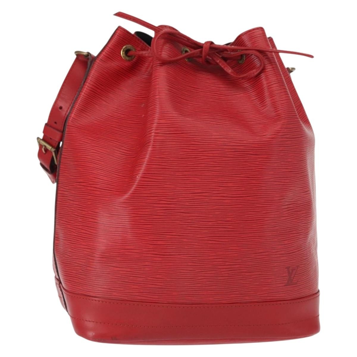 Louis Vuitton Noe Epi Leather Red Leather Shoulder Bag Bag (Pre-Owned)