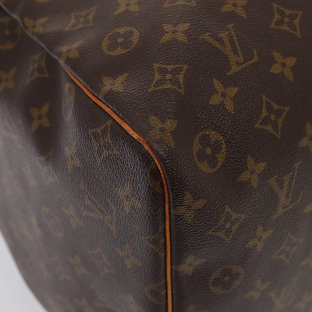 Louis Vuitton Keepall Monogram Canvas Brown Canvas Travel Bag Bag (Pre-Owned)