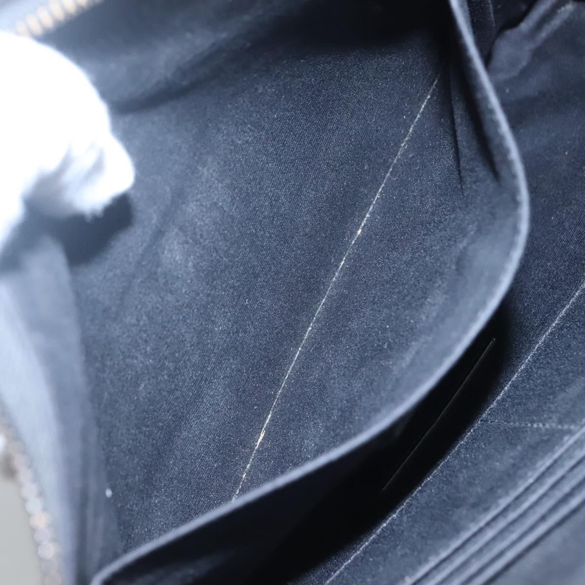 Saint Laurent Zip Pocket Leather Black Leather Clutche & Pouche Bag (Pre-Owned)