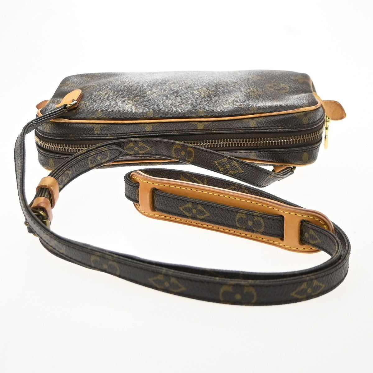 Louis Vuitton Pochette Marly Bandouliere Monogram Canvas Brown Canvas Shoulder Bag Bag (Pre-Owned)