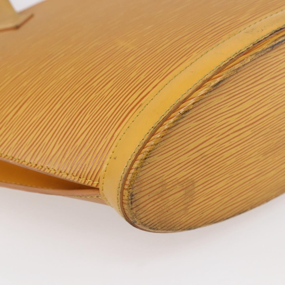 Louis Vuitton Saint Jacques Epi Leather Yellow Leather Handbag (Pre-Owned)