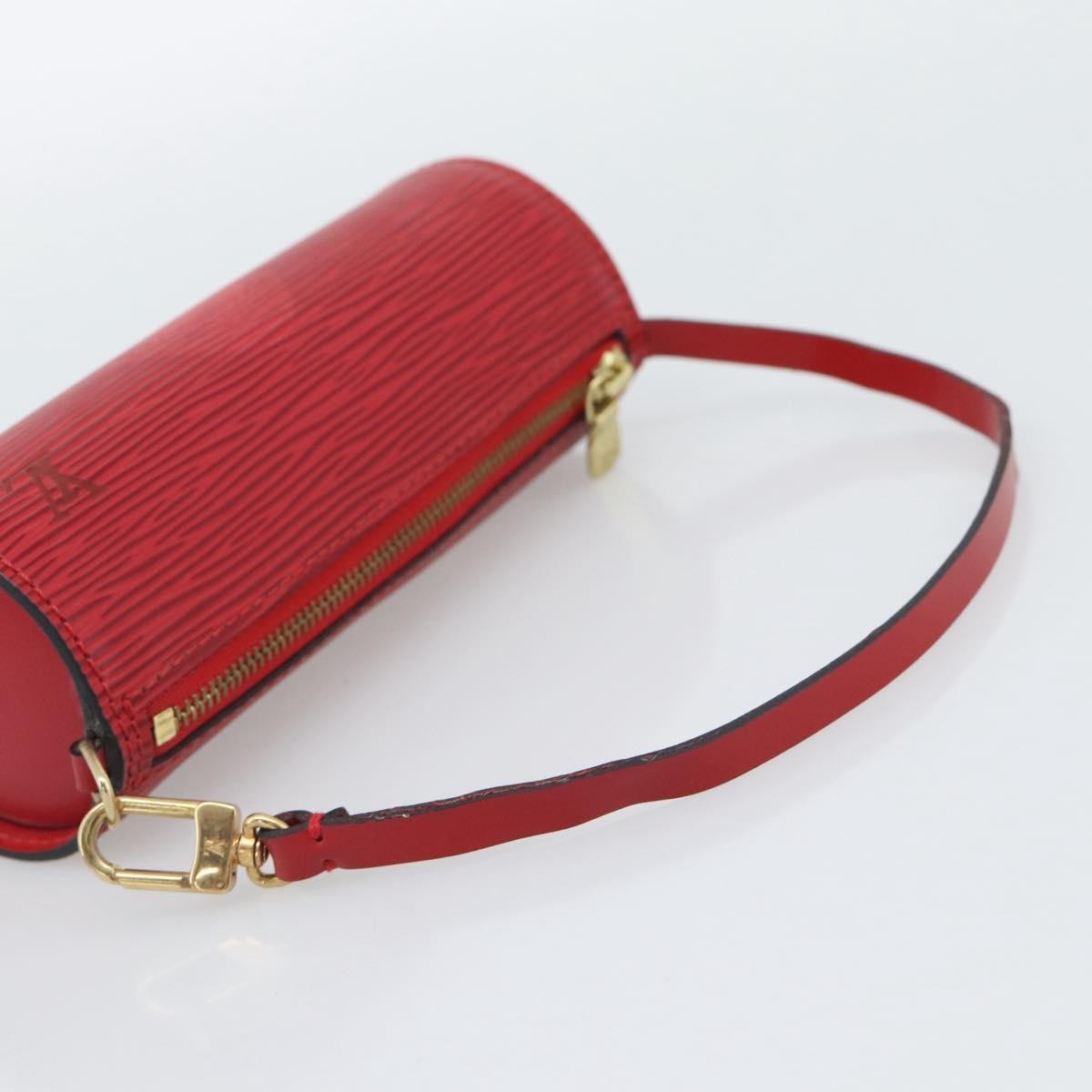 Louis Vuitton Soufflot Pochette Epi Leather Red Leather Clutche & Pouche Bag (Pre-Owned)