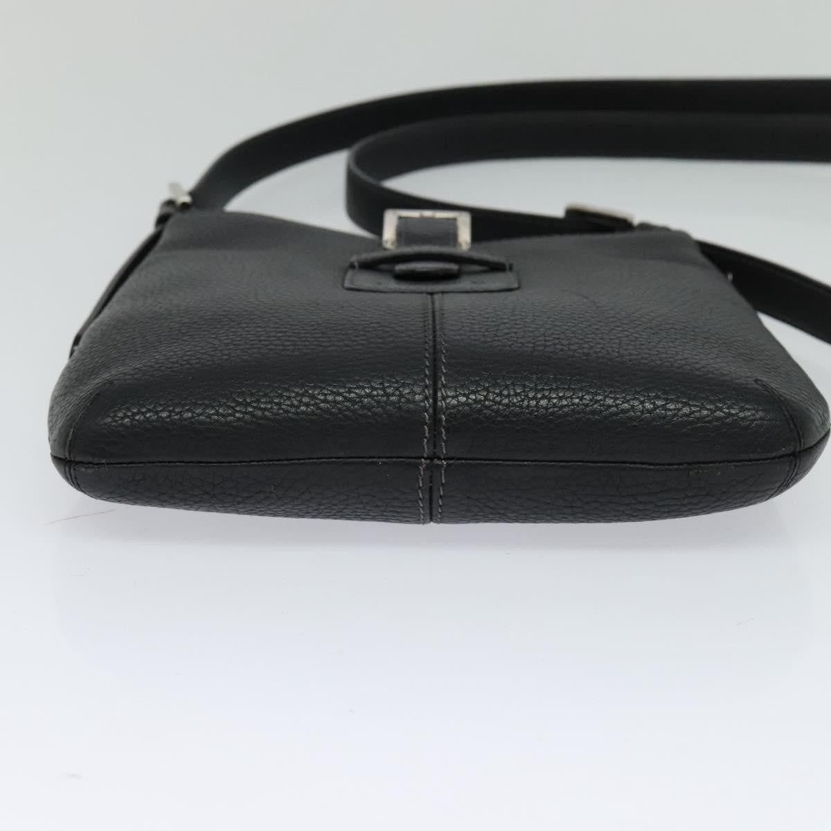 Loewe Vintage Leather Black Leather Shoulder Bag Bag (Pre-Owned)