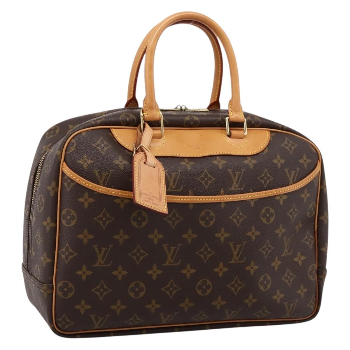 Louis Vuitton Deauville Monogram Canvas Brown Canvas Handbag (Pre-Owned)