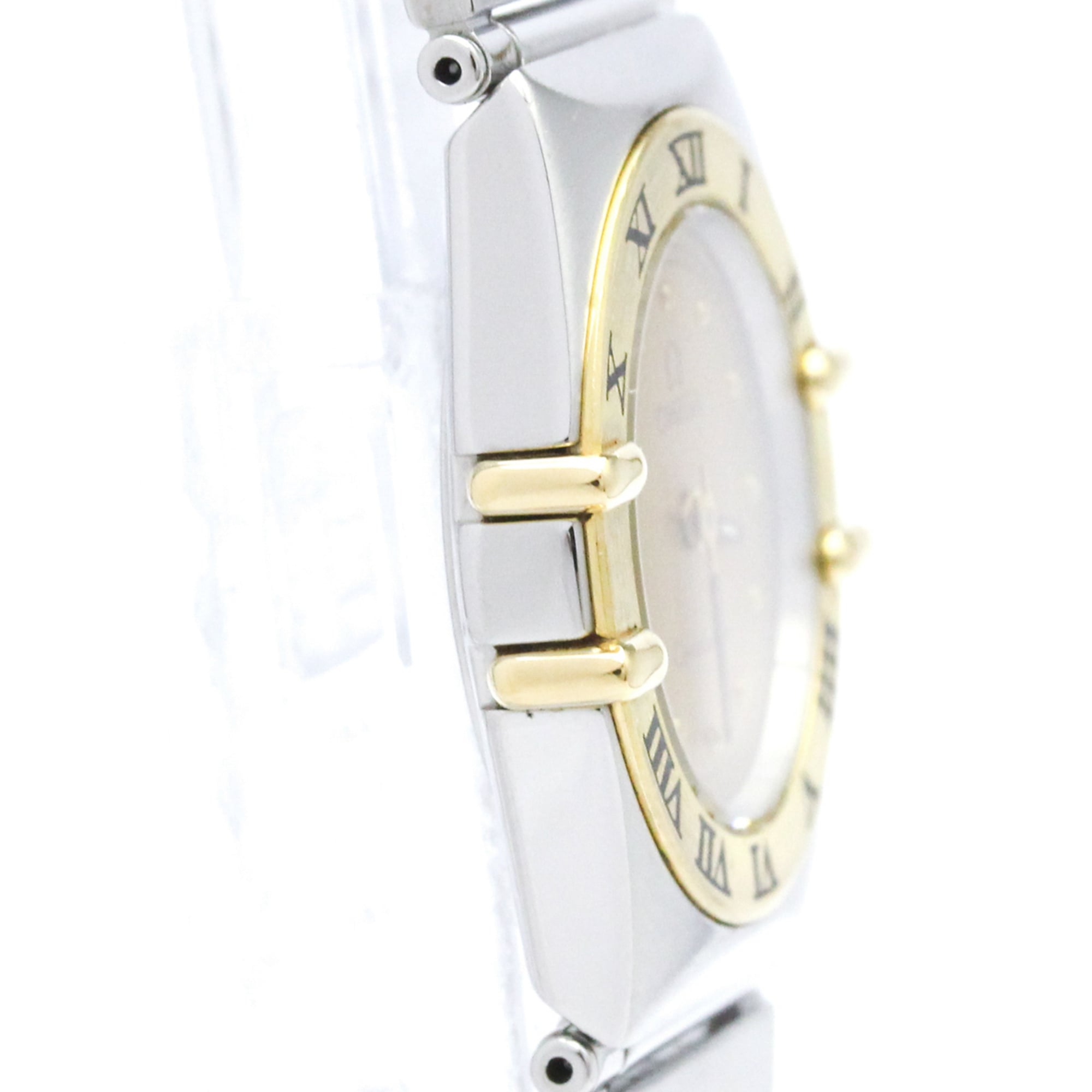 Omega Constellation Quartz Stainless Steel And Yellow Gold Watch (Pre-Owned)