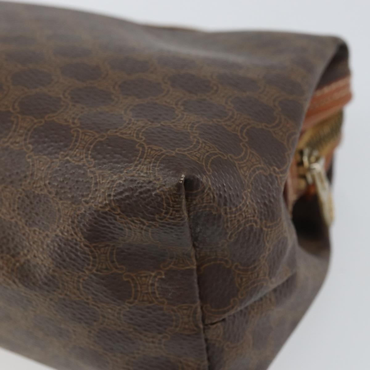 Celine Macadam Pochette Canvas And Leather Brown Canvas Clutche & Pouche Bag (Pre-Owned)