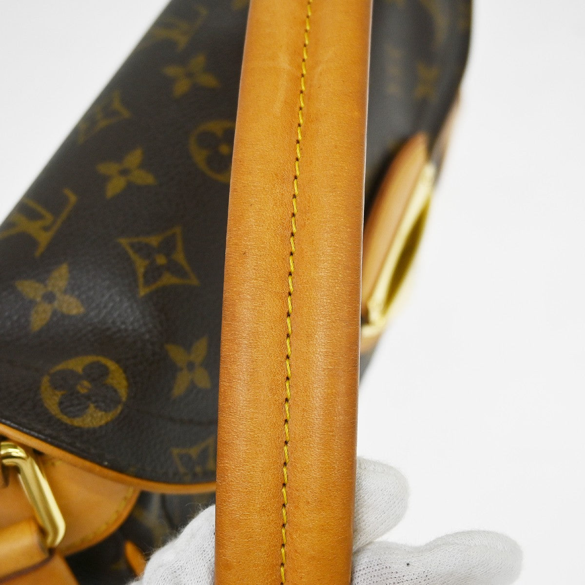 Louis Vuitton Beverly Monogram Canvas Brown Canvas Handbag (Pre-Owned)