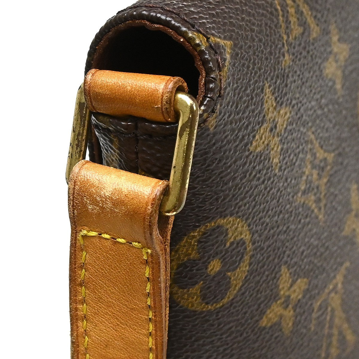 Louis Vuitton Musette Tango Monogram Canvas Brown Canvas Shoulder Bag Bag (Pre-Owned)