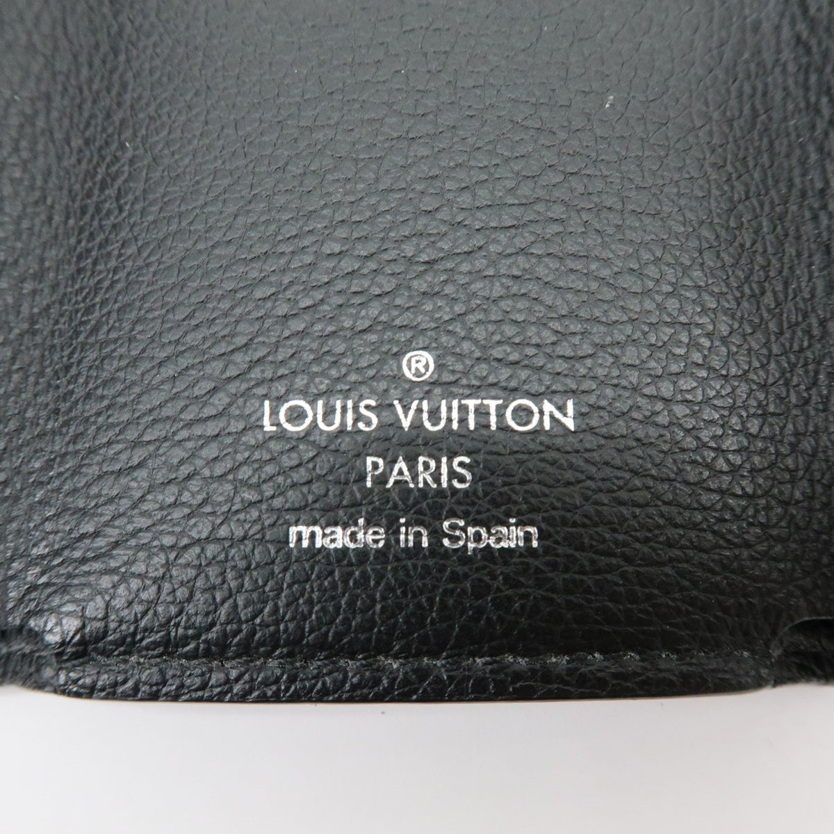 Louis Vuitton Lockmini Leather Black Leather Wallets Accessory (Pre-Owned)