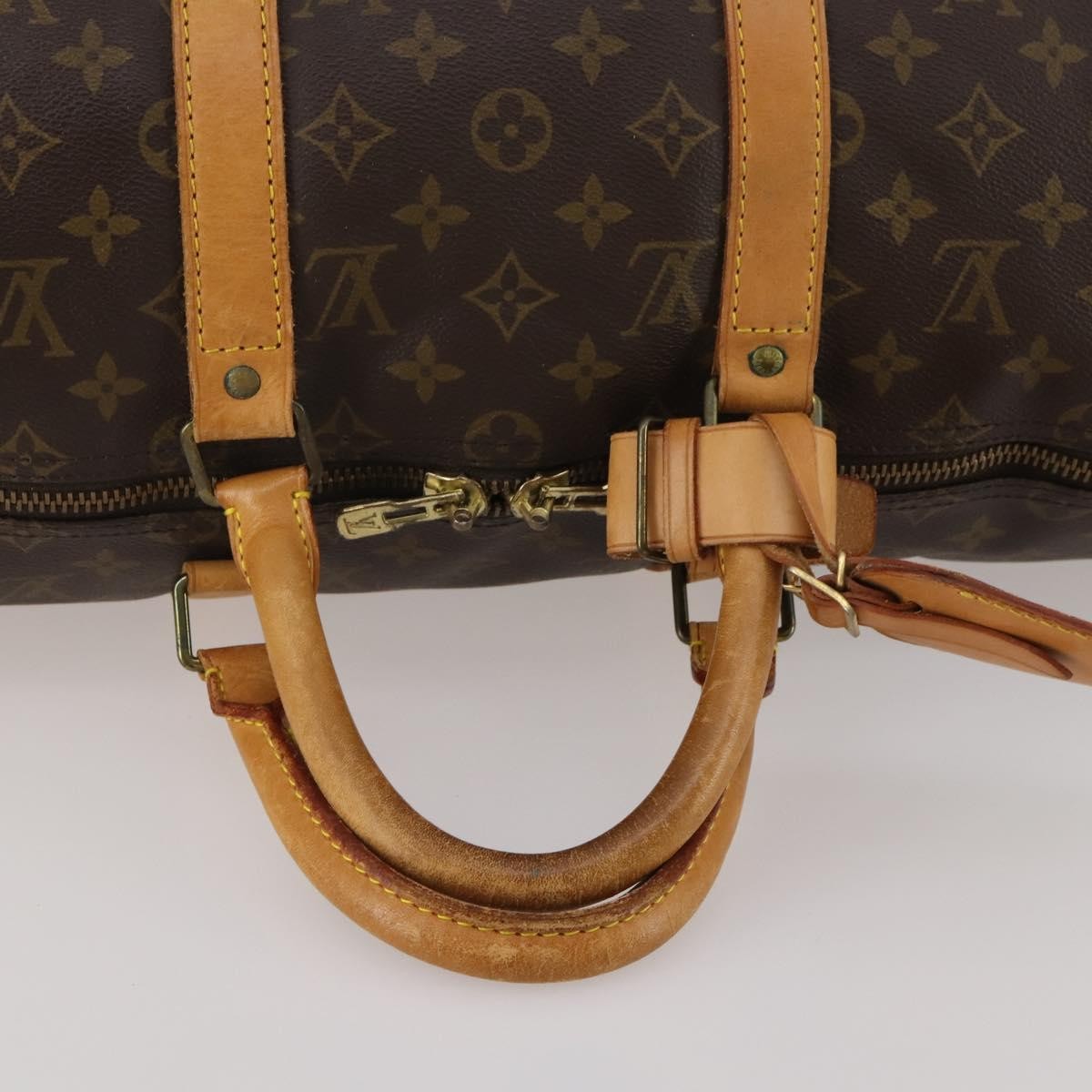 Louis Vuitton Keepall Monogram Canvas Brown Canvas Travel Bag Bag (Pre-Owned)