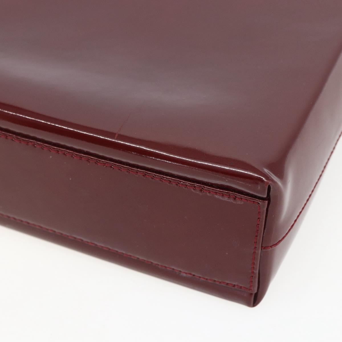 Salvatore Ferragamo Vala Patent Leather Red Patent_Leather Shoulder Bag Bag (Pre-Owned)