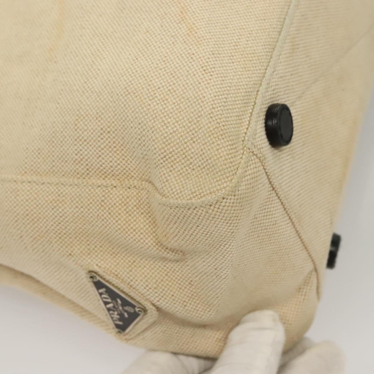 Prada Sport Canvas Beige Canvas Tote Bag Bag (Pre-Owned)