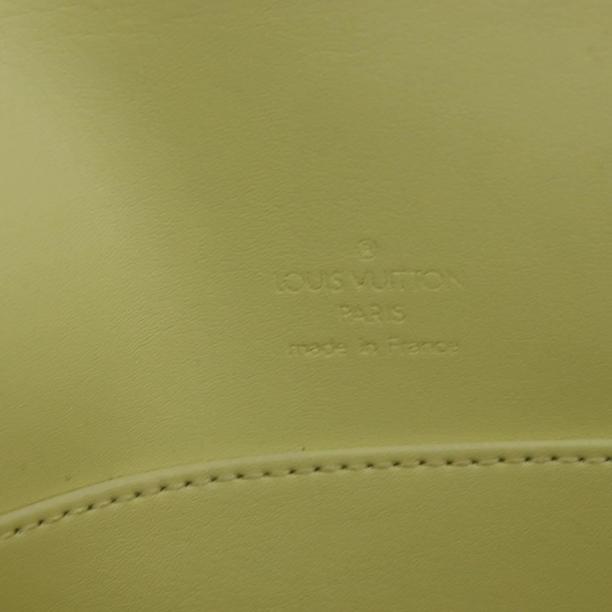 Louis Vuitton Thompson Street Monogram Vernis Yellow Patent_Leather Handbag (Pre-Owned)