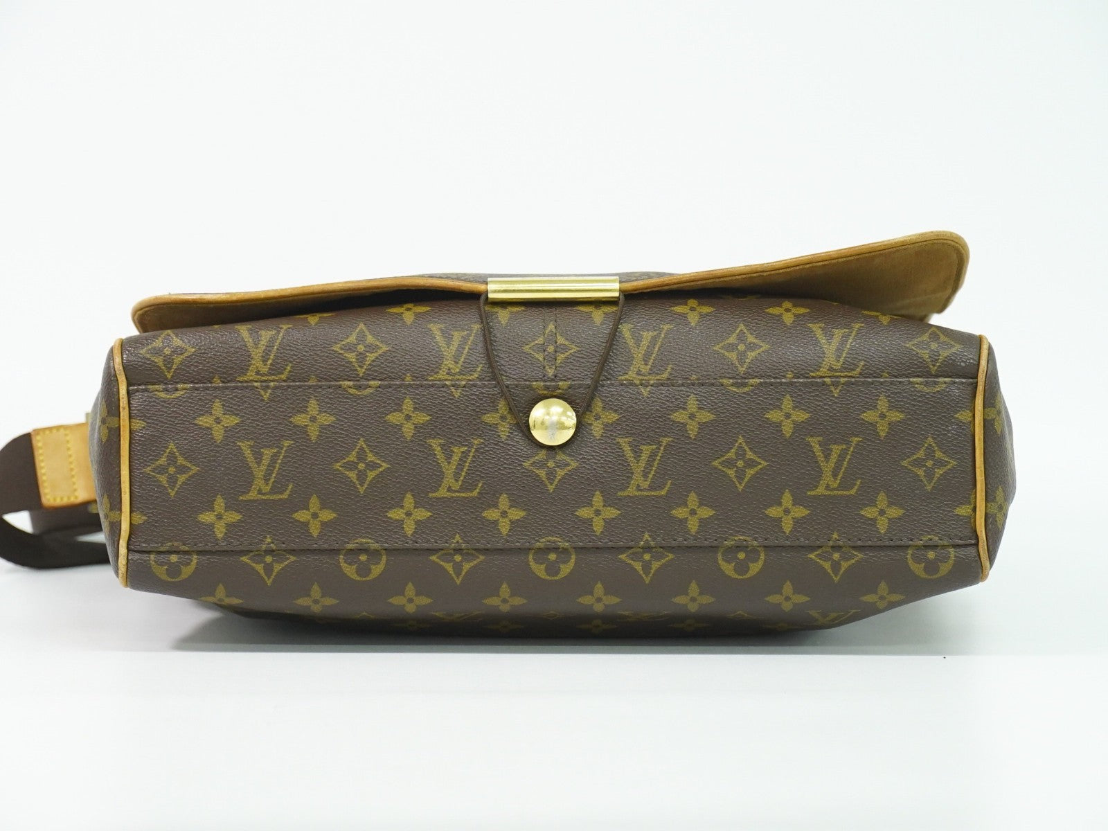 Louis Vuitton Abbesses Messenger Monogram Canvas Brown Canvas Shoulder Bag Bag (Pre-Owned)