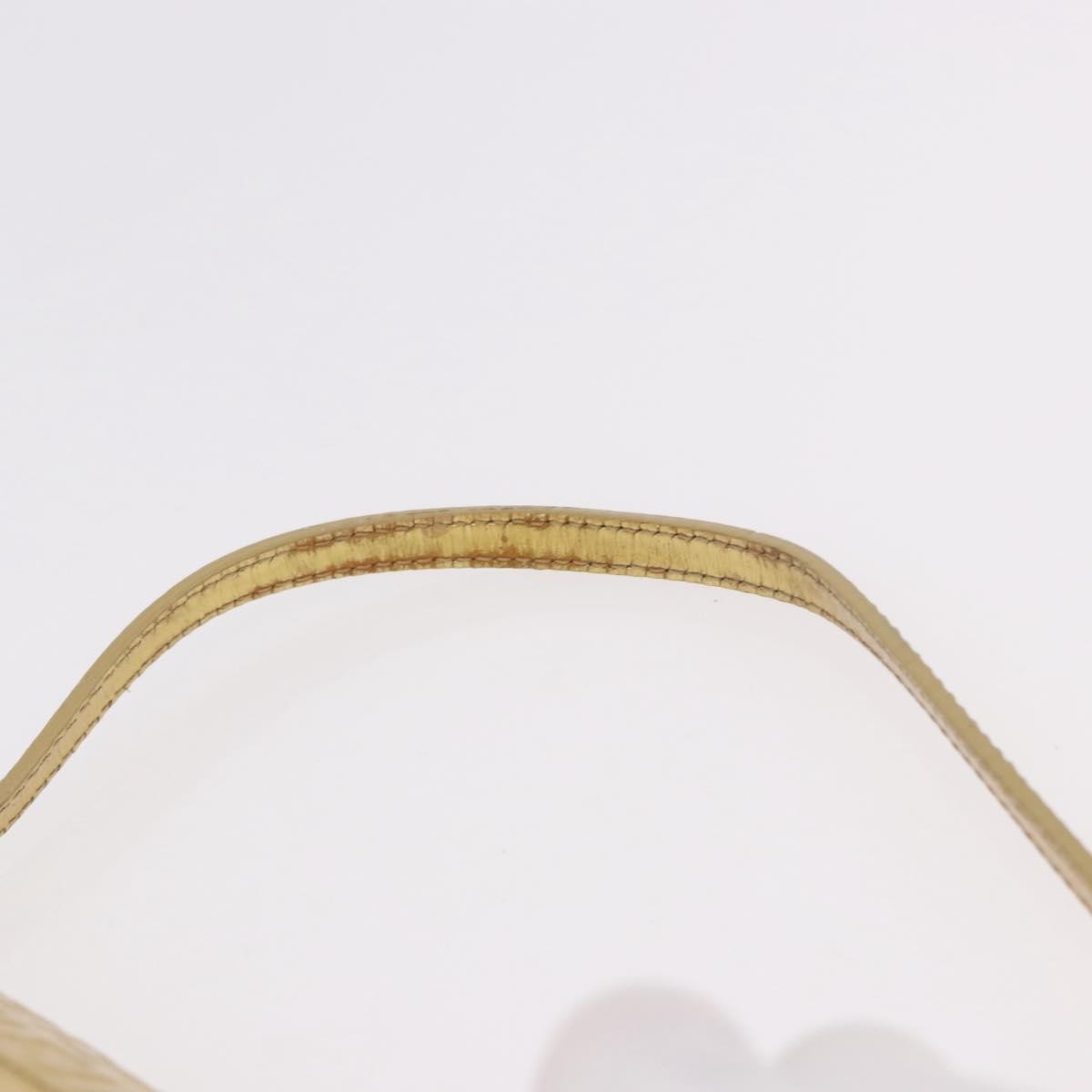 Fendi Mamma Baguette Zucchino Canvas Gold Canvas Shoulder Bag Bag (Pre-Owned)