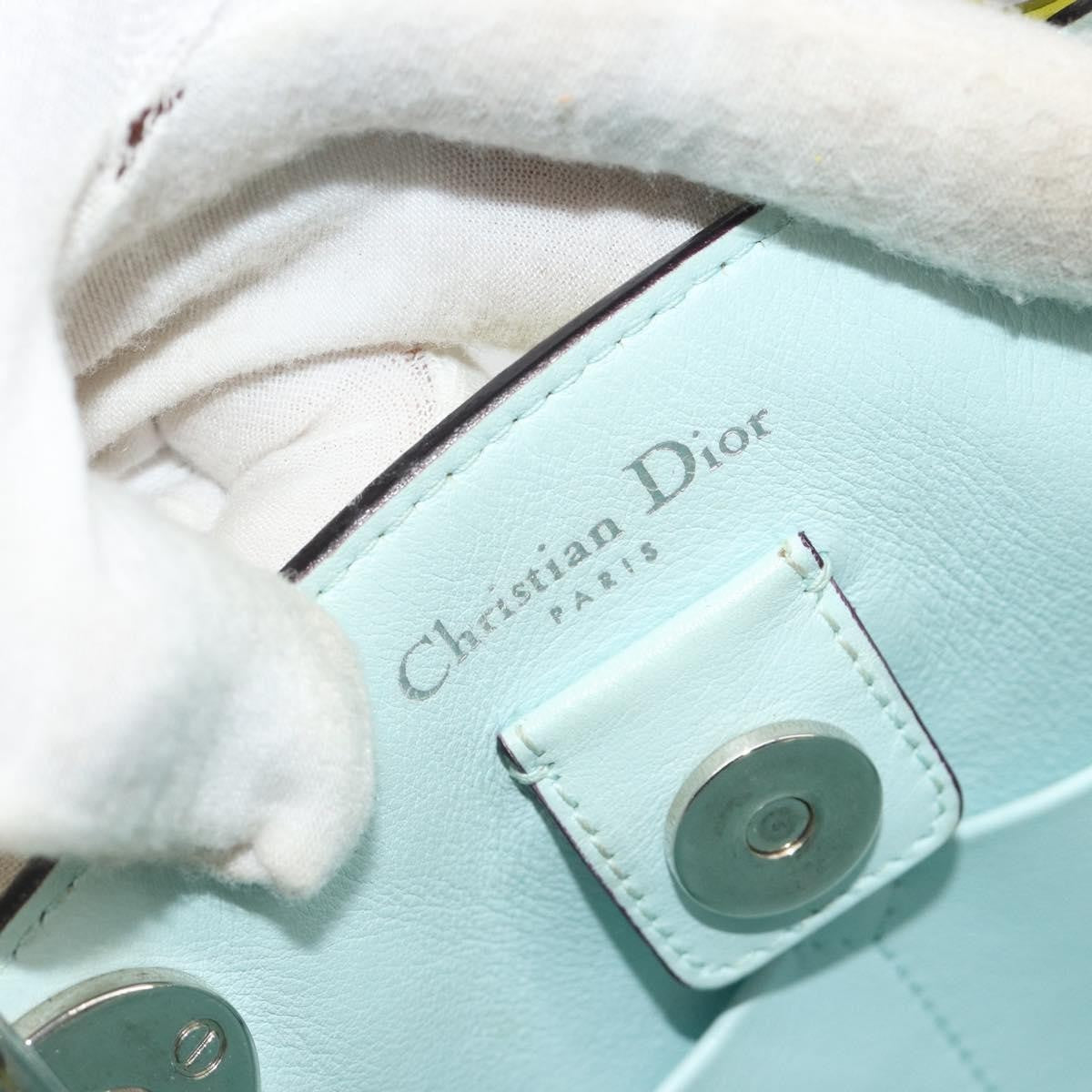 Christian Dior Diorissimo Tote Smooth Calfskin Yellow Leather Handbag (Pre-Owned)