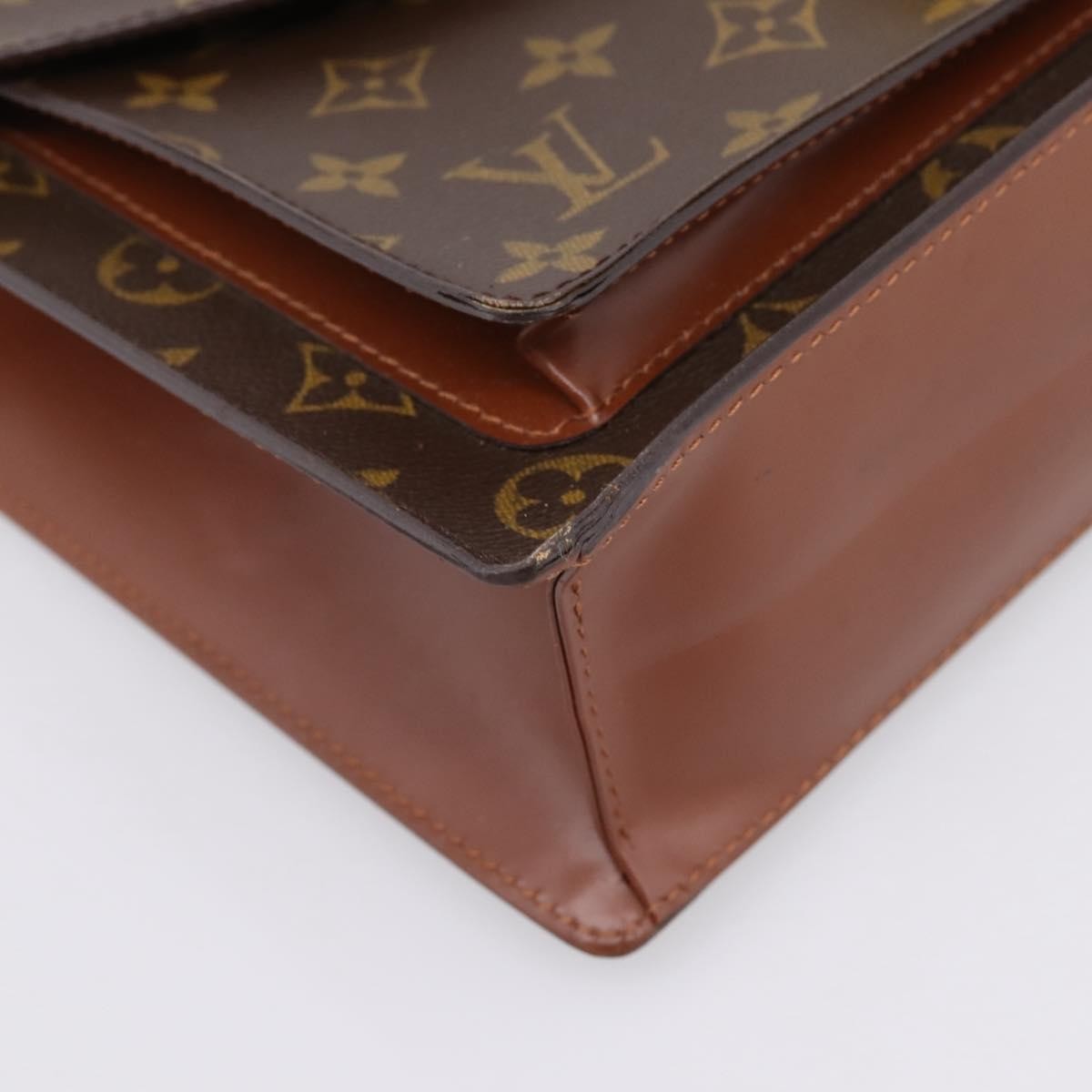 Louis Vuitton Monceau Monogram Canvas Brown Canvas Handbag (Pre-Owned)