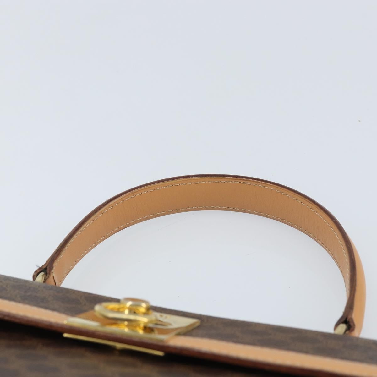 Celine Handbag Canvas Brown Canvas Handbag (Pre-Owned)