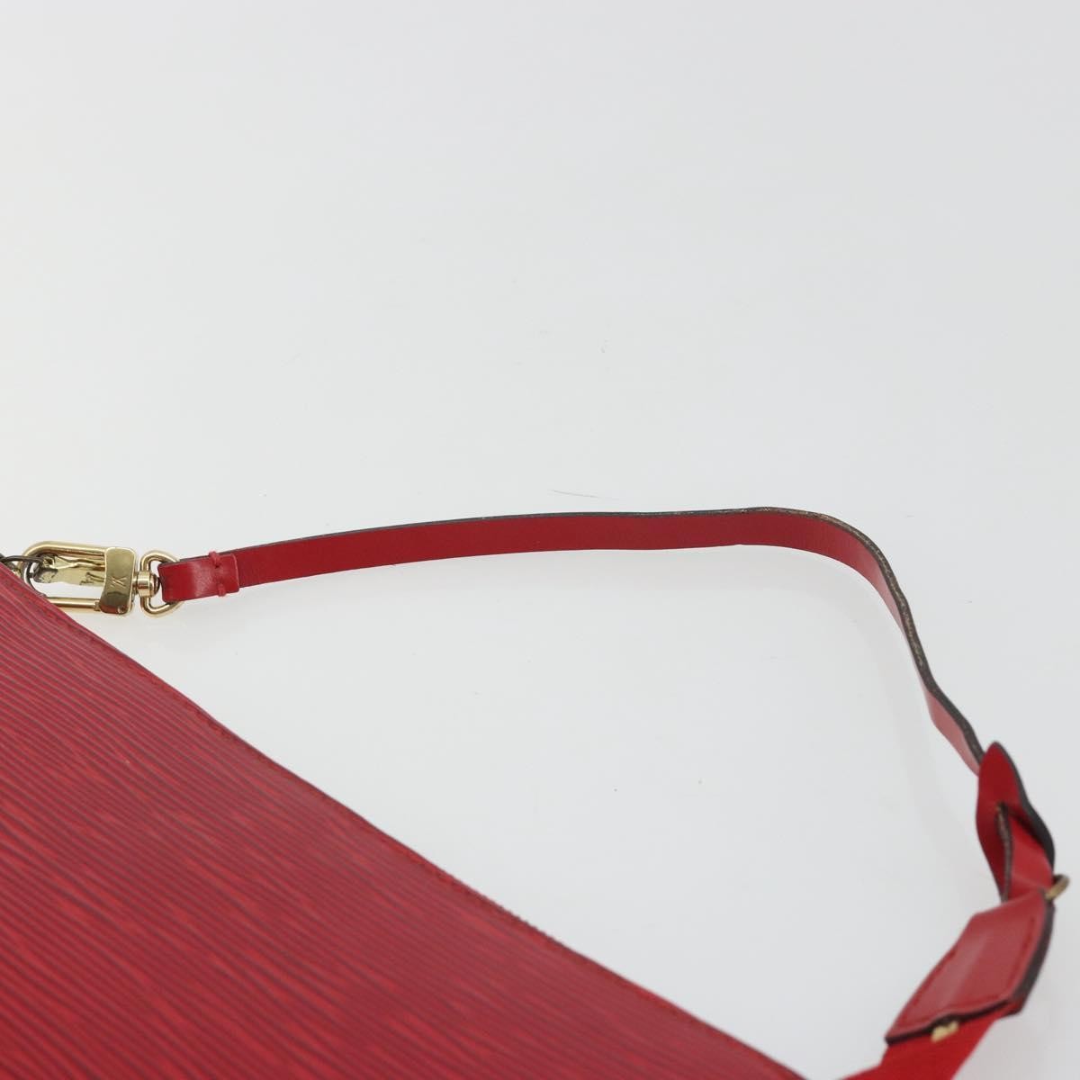 Louis Vuitton Pochette Accessoires Epi Red Leather Clutche & Pouche Bag (Pre-Owned)