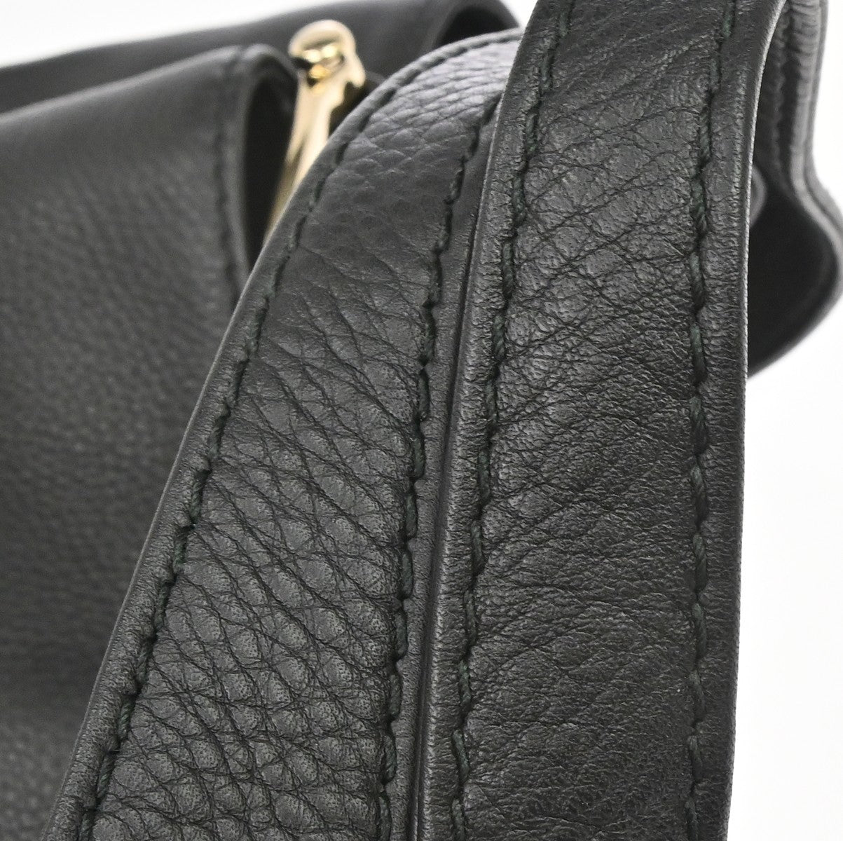 Gucci Greenwich Tote Leather Black Leather Tote Bag Bag (Pre-Owned)