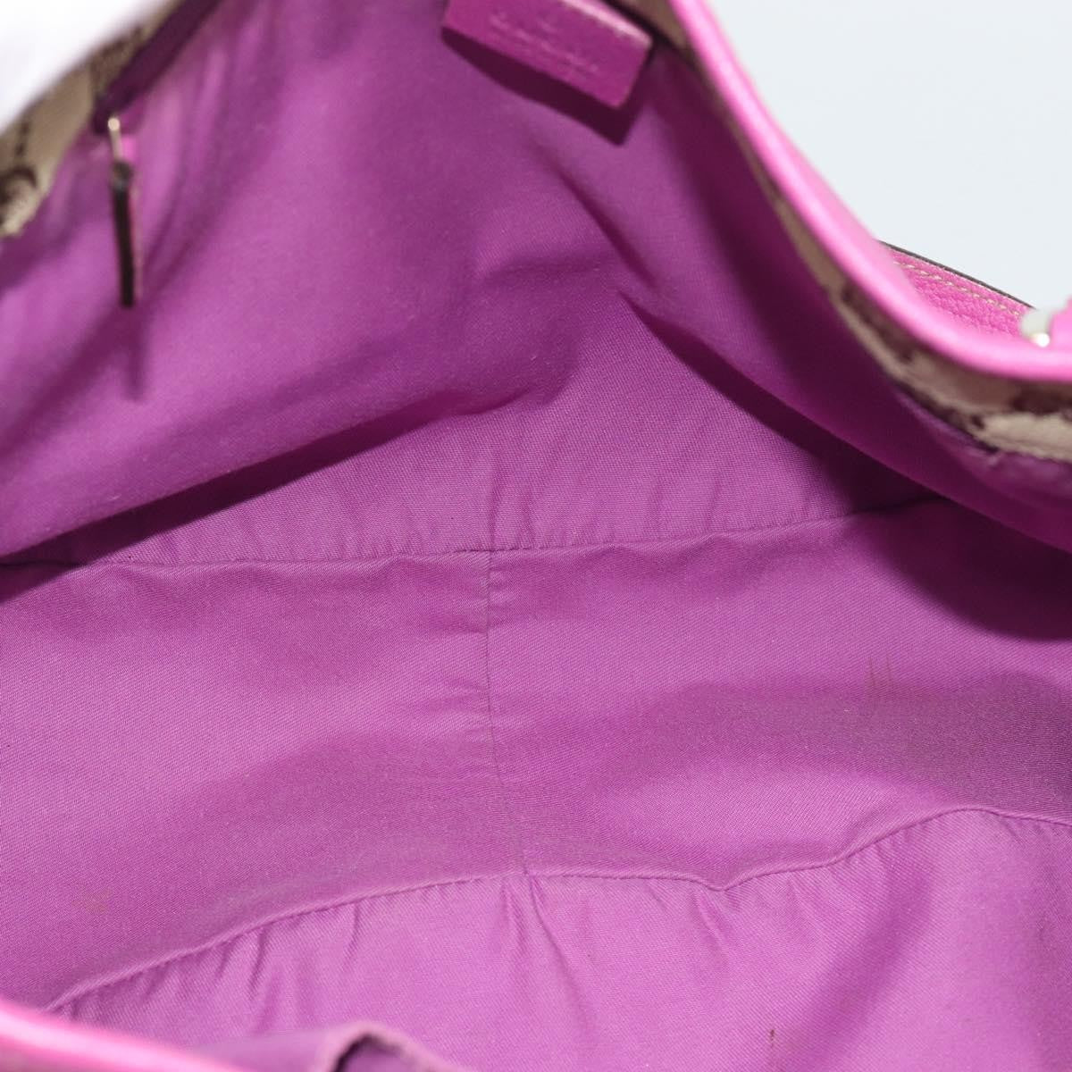 Gucci Abbey Leather Pink Leather Shoulder Bag Bag (Pre-Owned)