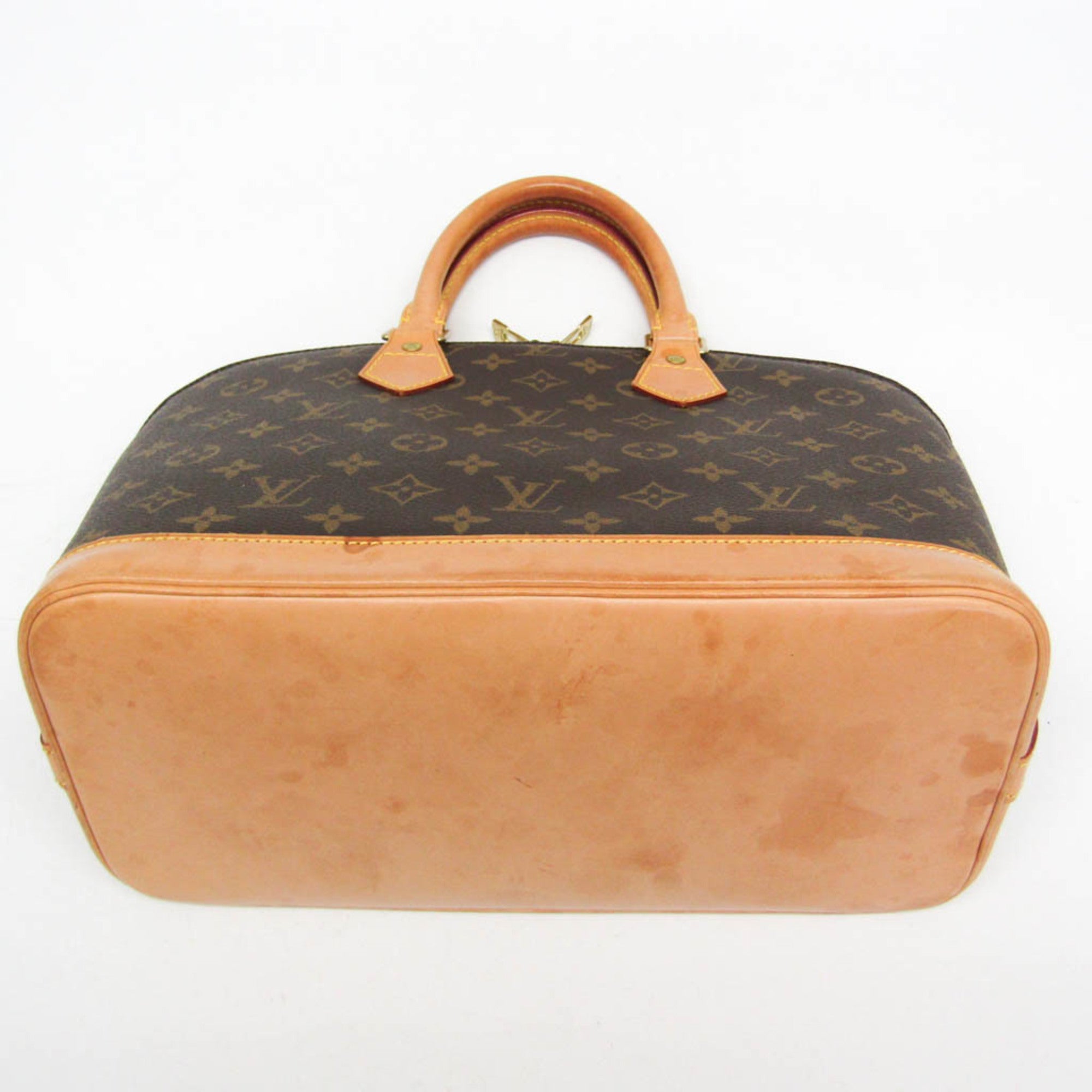 Louis Vuitton Alma Monogram Canvas Brown Canvas Handbag (Pre-Owned)