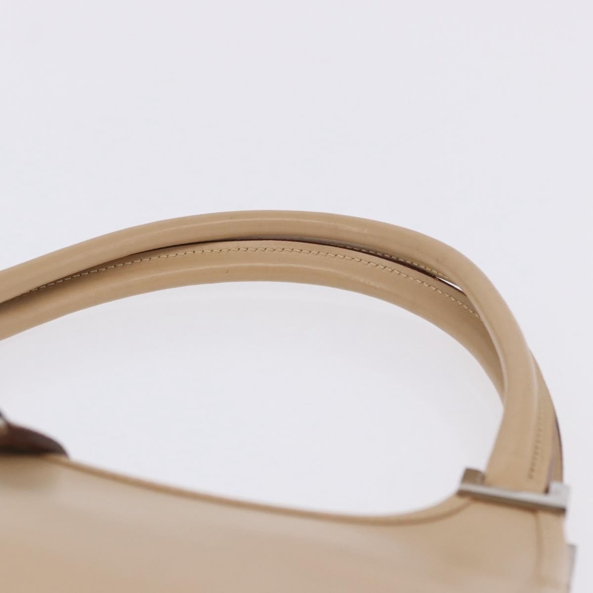 Gucci Jackie Leather Beige Leather Handbag (Pre-Owned)