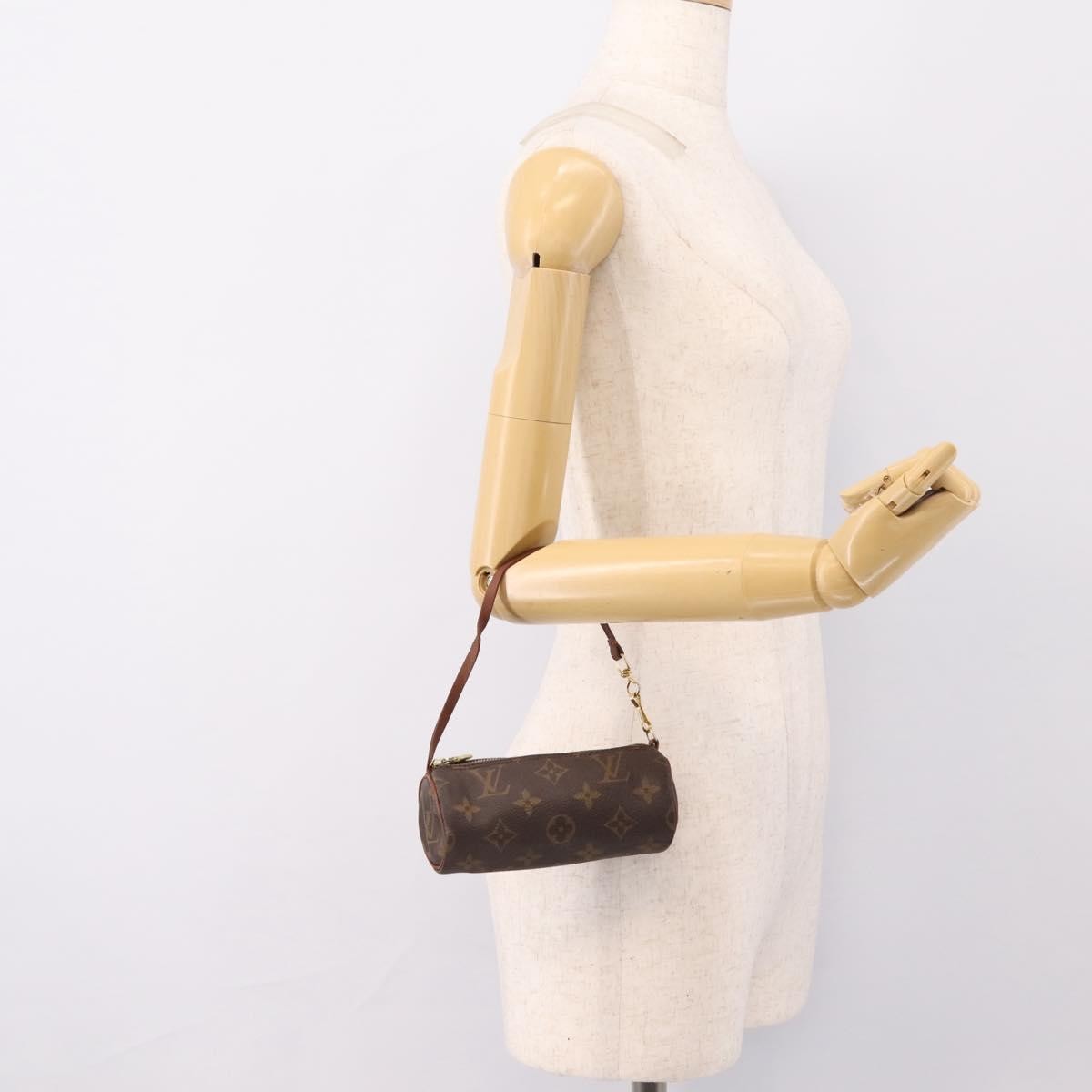 Louis Vuitton Papillon Pochette Monogram Canvas Brown Canvas Clutche & Pouche Bag (Pre-Owned)