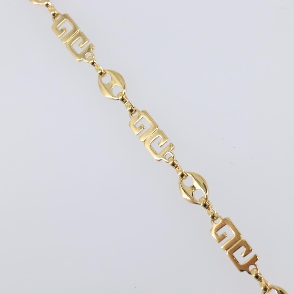 Givenchy Logo Metal Gold Metal Bracelet Jewelry (Pre-Owned)