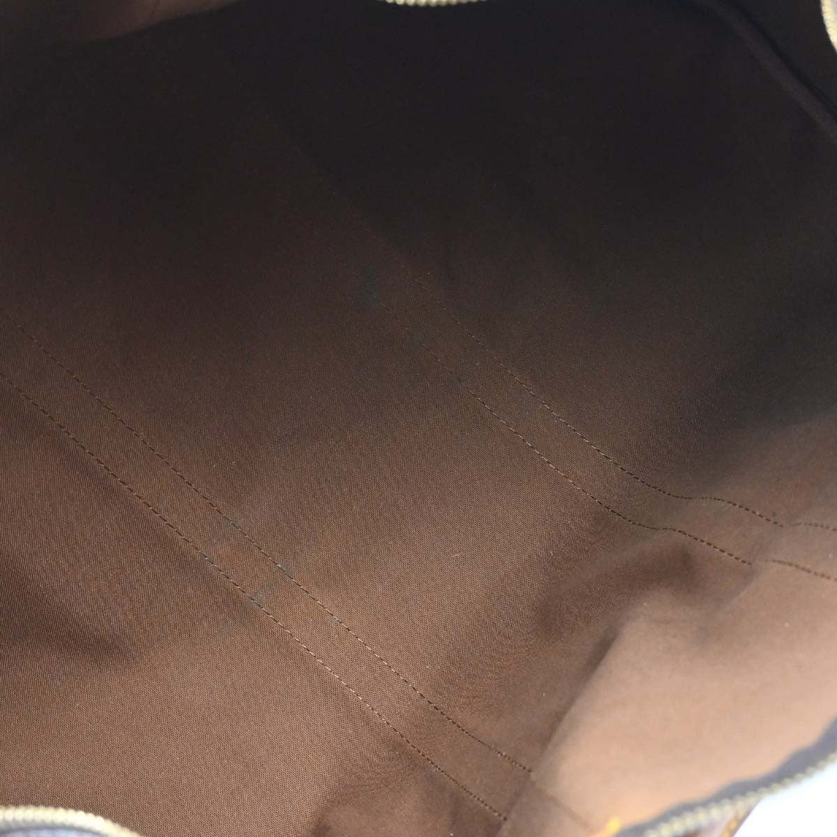 Louis Vuitton Keepall Canvas Brown Canvas Travel Bag Bag (Pre-Owned)