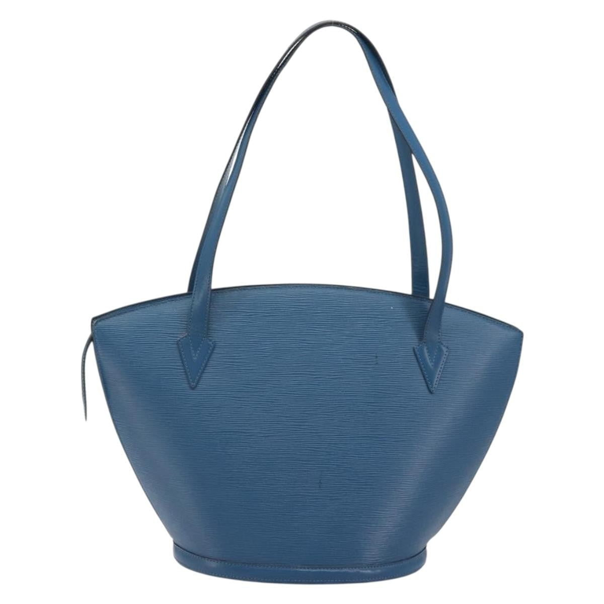 Louis Vuitton Saint Jacques Epi Blue Leather Shoulder Bag Bag (Pre-Owned)