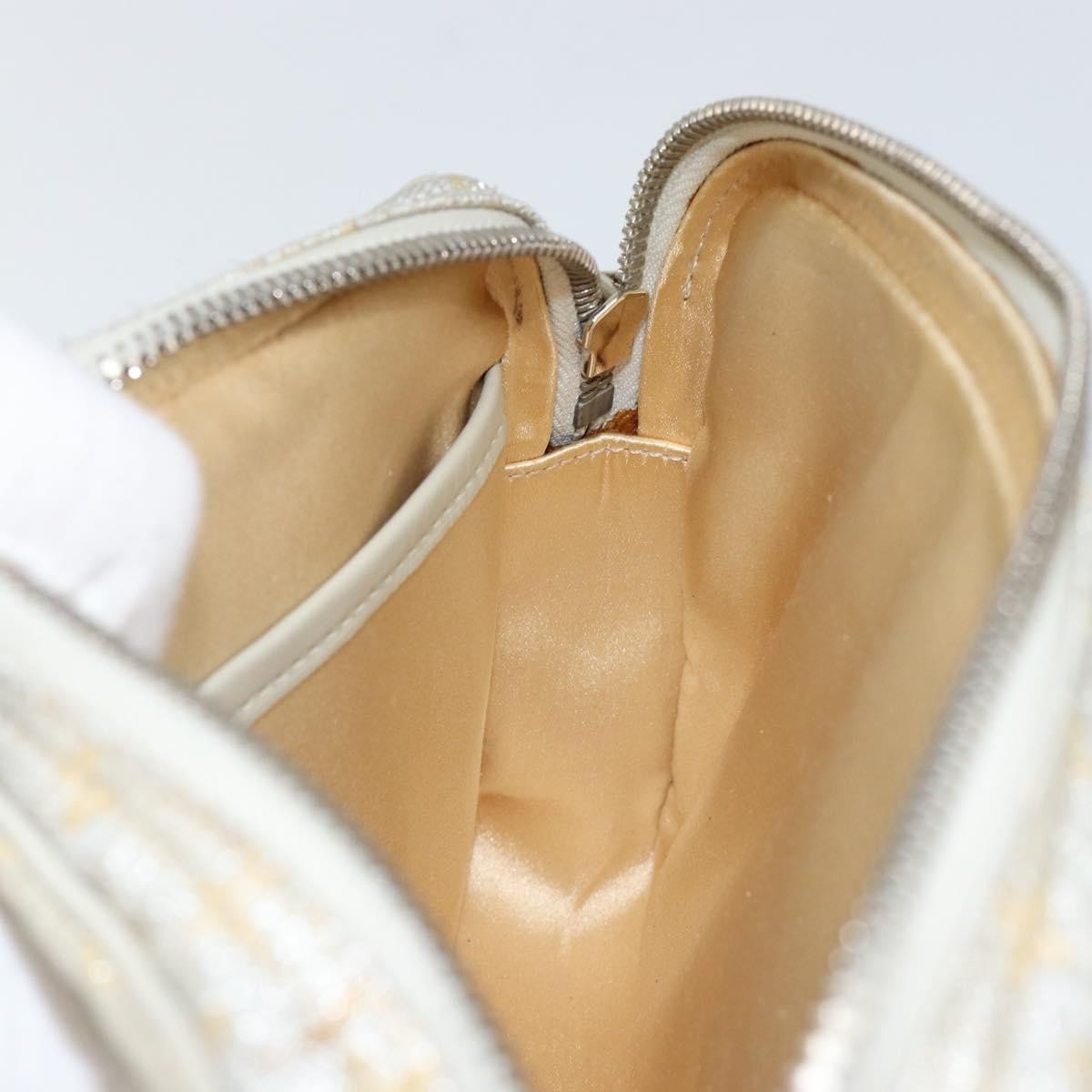 Louis Vuitton Mckenna Mini Lin Gold Canvas Bag (Pre-Owned)