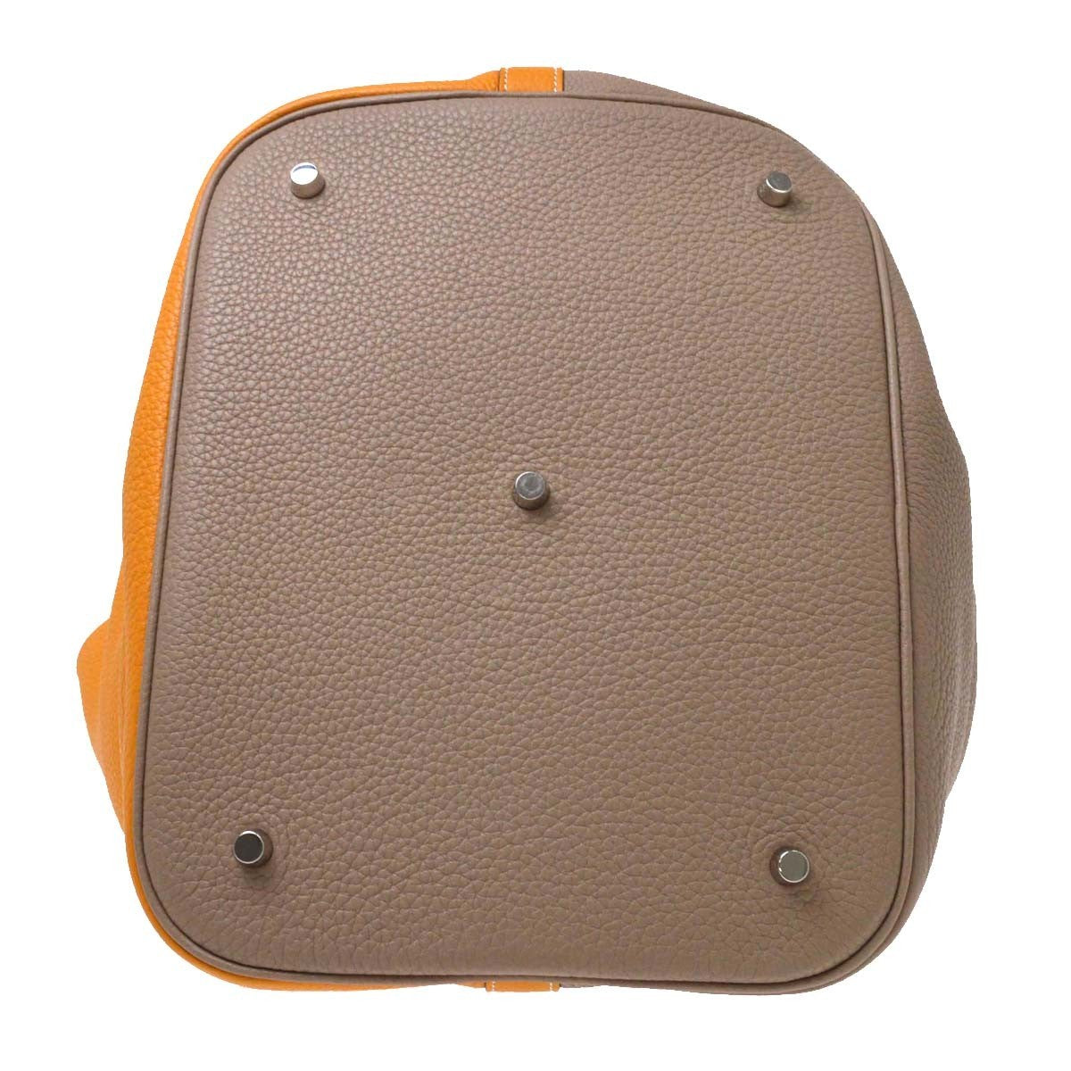 Hermes Picotin Lock Bicolor Clemence Multicolour Leather Handbag (Pre-Owned)
