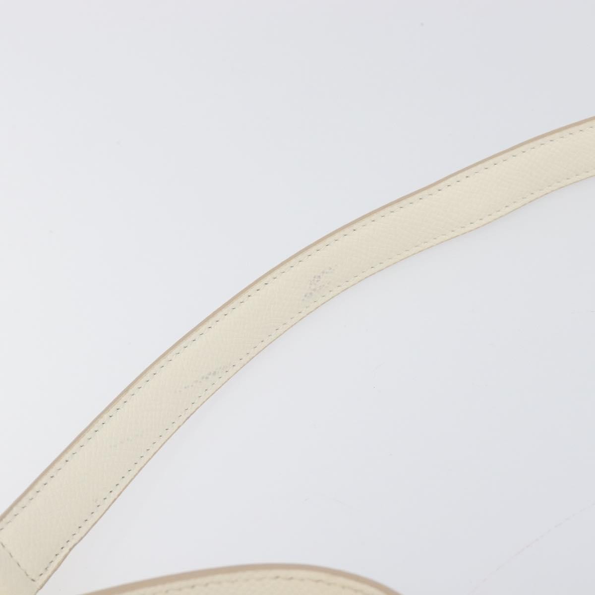 Celine Belt Leather White Leather Handbag (Pre-Owned)