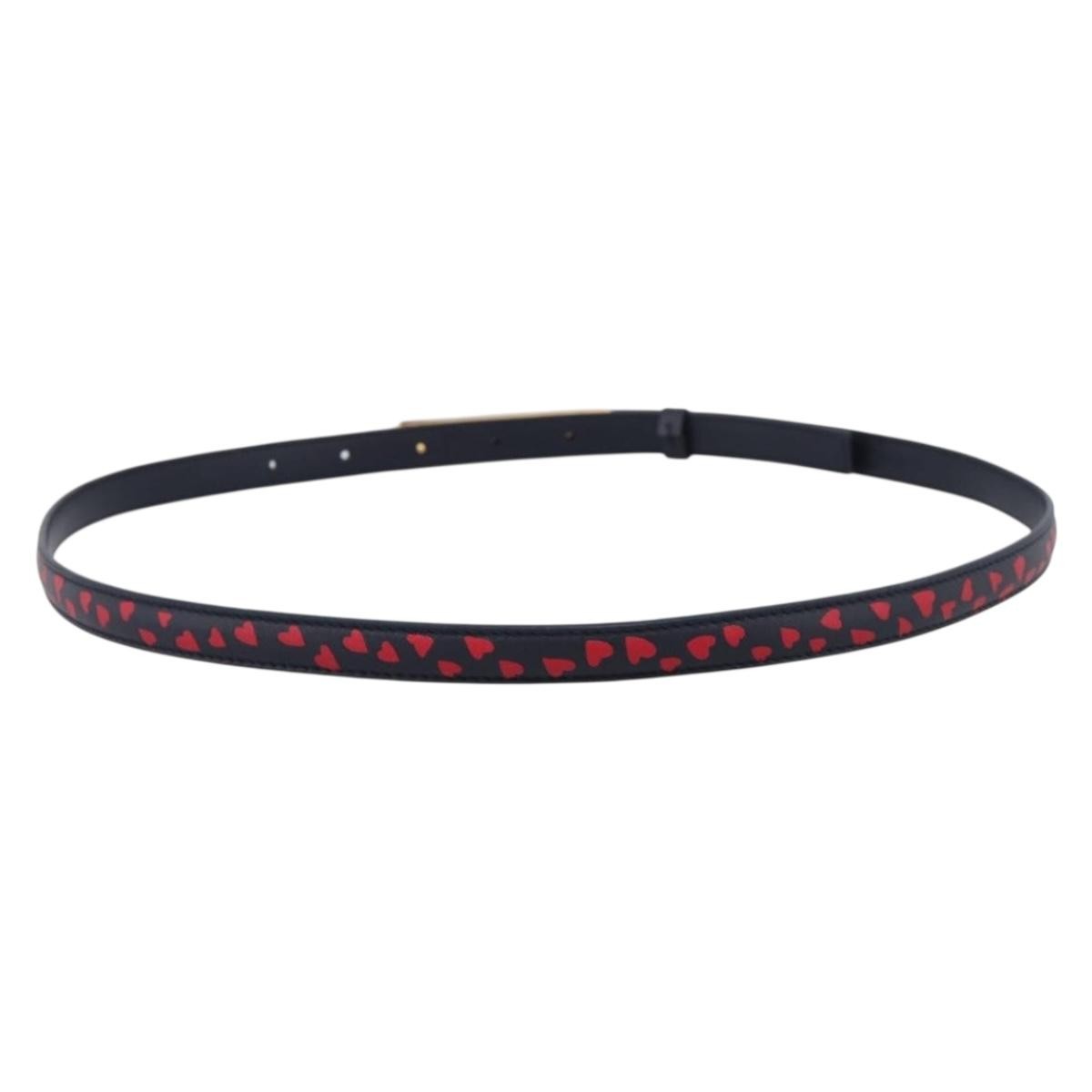 Christian Dior Vintage Belt Canvas Black Leather Belts Accessory (Pre-Owned)