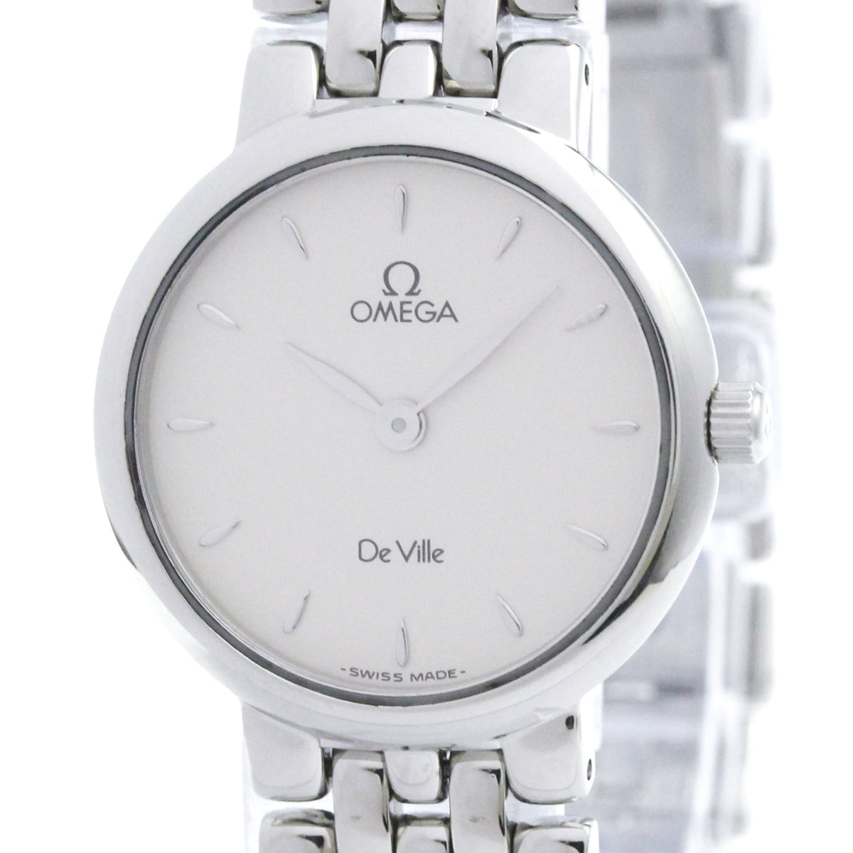 Omega De Ville Prestige Quartz Stainless Steel Watch (Pre-Owned)