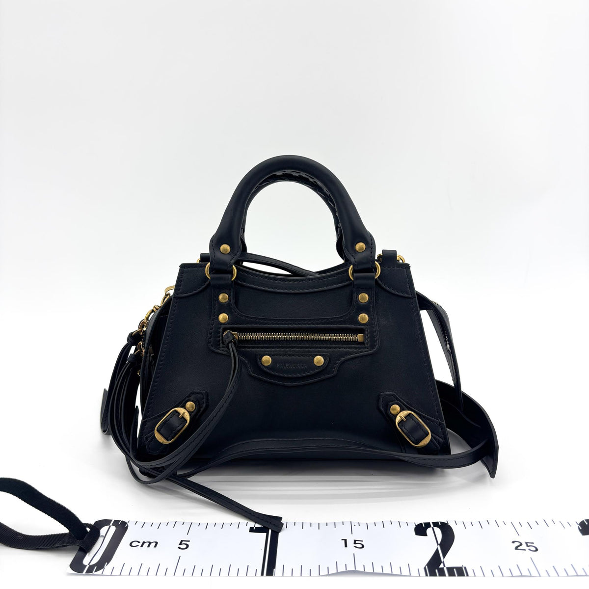 Balenciaga Neo Classic City Leather Black Leather Handbag (Pre-Owned)