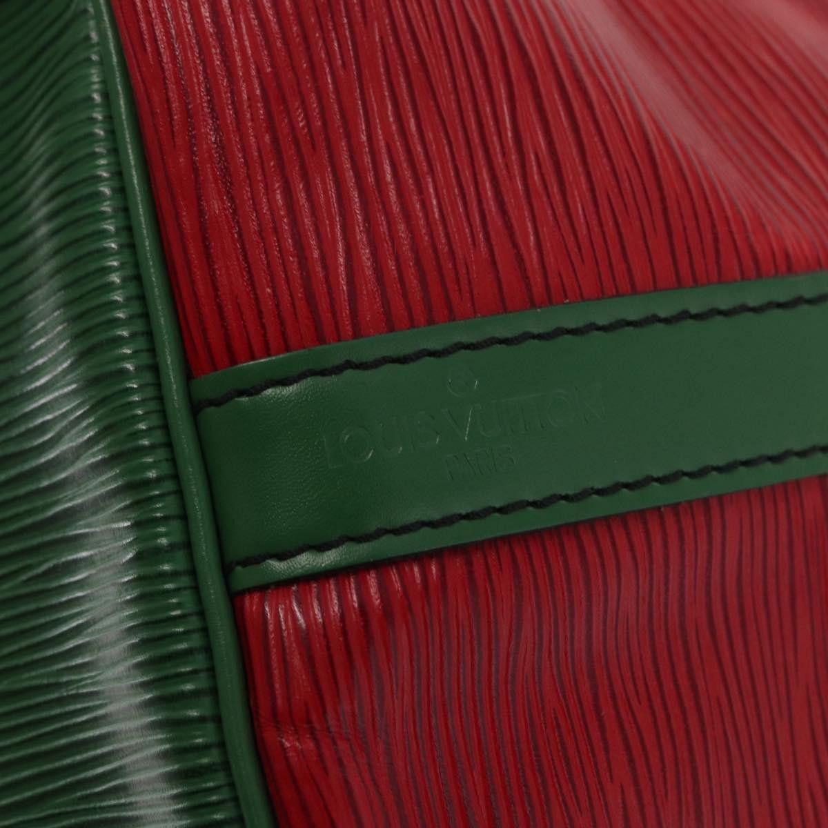 Louis Vuitton Bicolor Petit Noe Epi Leather Green Leather Shoulder Bag Bag (Pre-Owned)