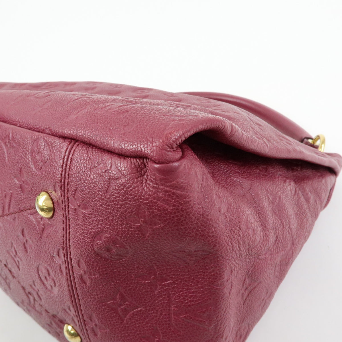 Louis Vuitton Artsy Monogram Empreinte Leather Burgundy Leather Handbag (Pre-Owned)