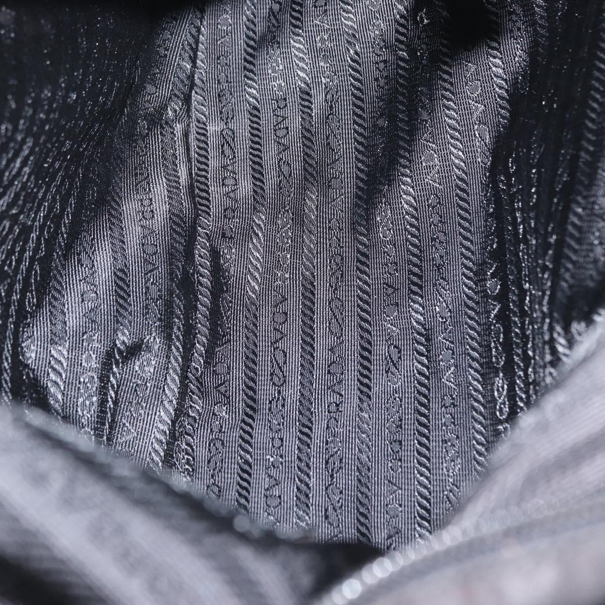 Prada Front Pocket Messenger Tessuto Black Nylon Shoulder Bag Bag (Pre-Owned)